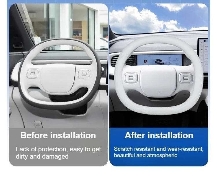 ل Xpeng G6 2025 غطاء عجلة القي - مراجعة Car Steering Wheel Cover Anti Slip Breathable وسعره
