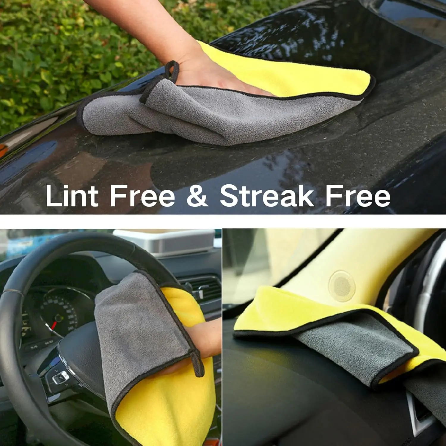الجملة مناشف تنظيف السيارات رش - مراجعة Microfiber Car Drying Towel Super Absorbent وسعره