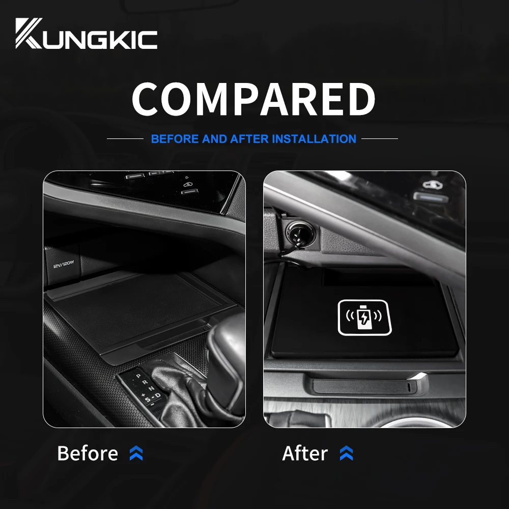 شاحن لاسلكي للسيارة لتويوتا كا - مراجعة Wireless Car Charger Mount Fast Charging وسعره
