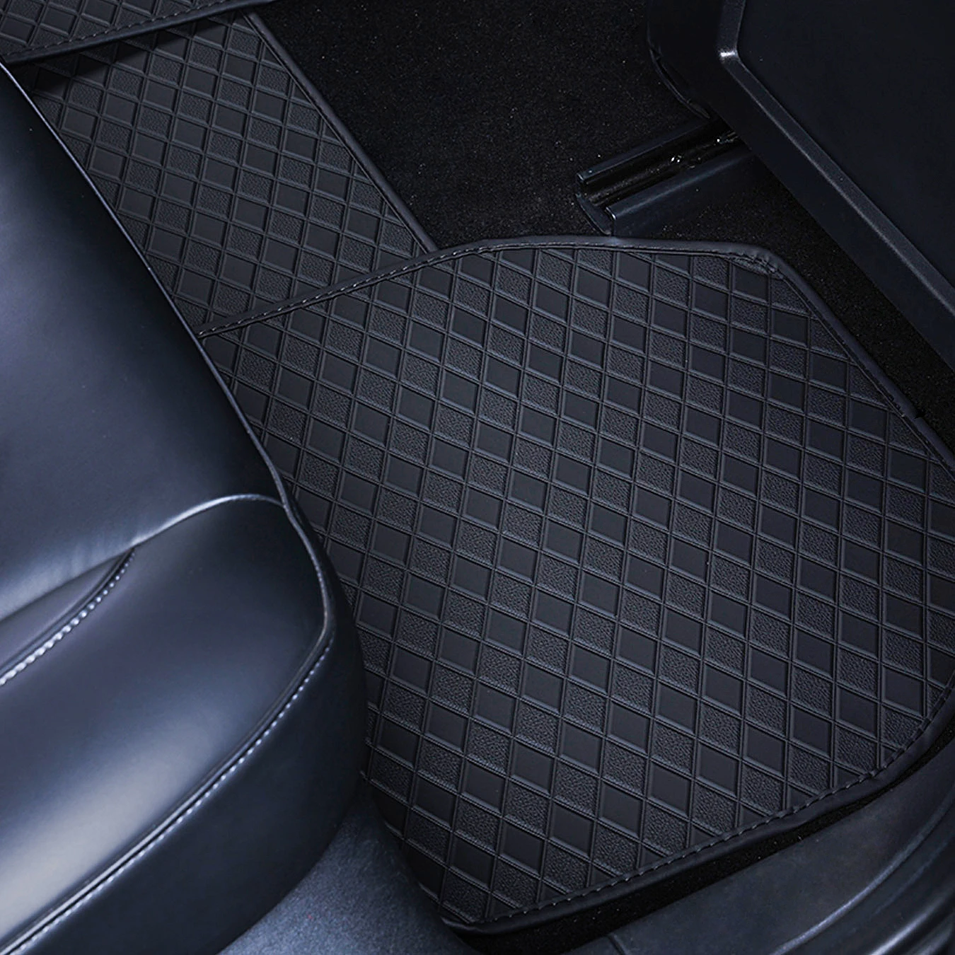 مجموعة كاملة من دواسات أرضية ل - مراجعة Car Floor Mats Universal Waterproof Leather وسعره