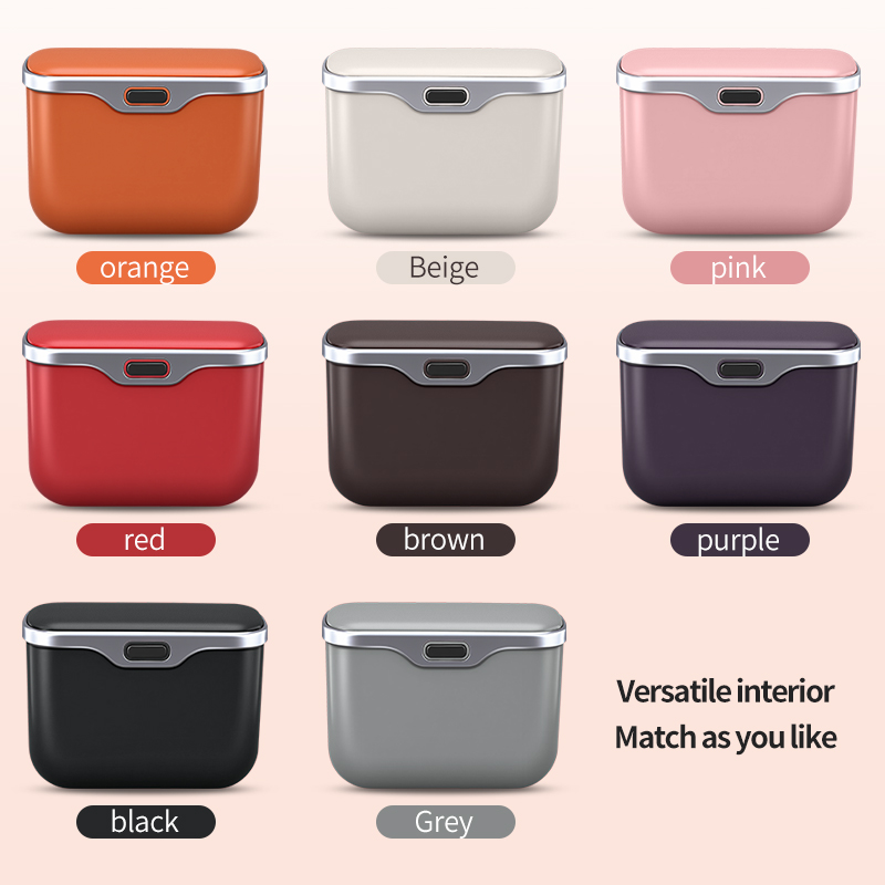 سلة مهملات للسيارة بغطاء مبتكر - مراجعة Waterproof Car Trash Can With Lid وسعره